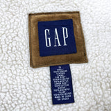 (VINTAGE) 2002 OLD GAP SUEDE SHERPA JACKET WITH 4 POCKET