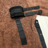 (designers) MADE IN JAPAN SWIPE ON THE QUIET SIDE ZIP STYLE TOWEL FABRIC ZIP UP SHORT SLEEVE BOX SHIRT