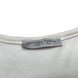 (designers) MADE IN ITALY BOTTEGA VENETA DOUBLE SIDED LINE PRINT V NECK T-SHIRT