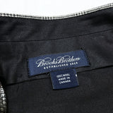 (VINTAGE) NEW MADE IN CANADA BROOKS BROTHERS GLEN PLAID 2 TUCK WOOL SLACKS