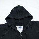 (VINTAGE) MADE IN USA WALLA WALLA LINED THERMAL ZIP UP HOODIE SWEAT SHIRT