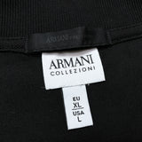 (designers) ARMANI COLLEZIONI BICOLOR ZIP UP CARDIGAN