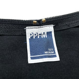 (designers) 2000'S～ PPFM PAYTON PLACE FOR MEN STRIPED ZIP UP SHORT SLEEVE CARDIGAN