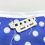 (designers) 2020 MADE IN ITALY MARNI X SMILEY SMILE PATTERN PANELED T-SHIRT