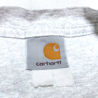 (VINTAGE) 2000'S～ Carhartt HEM FRINGE REMAKE LONG SLEEVE T-SHIRT WITH POCKET