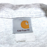 (VINTAGE) 2000'S～ Carhartt HEM FRINGE REMAKE LONG SLEEVE T-SHIRT WITH POCKET