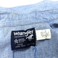 (VINTAGE) 1980'S～ MADE IN USA WRANGLER CHAMBRAY WESTERN SHIRT