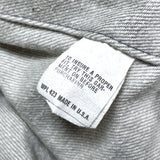 (VINTAGE) 1980'S MADE IN USA Levi's 70506-0257 4 POCKET GRAY DENIM TRUCKER JACKET