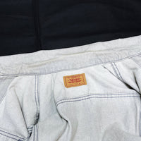 (VINTAGE) 1980'S MADE IN USA Levi's 70506-0257 4 POCKET GRAY DENIM TRUCKER JACKET
