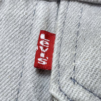 (VINTAGE) 1980'S MADE IN USA Levi's 70506-0257 4 POCKET GRAY DENIM TRUCKER JACKET