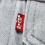 (VINTAGE) 1980'S MADE IN USA Levi's 70506-0257 4 POCKET GRAY DENIM TRUCKER JACKET