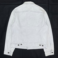 (VINTAGE) 1980'S MADE IN USA Levi's 70506-0257 4 POCKET GRAY DENIM TRUCKER JACKET