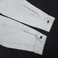 (VINTAGE) 1980'S MADE IN USA Levi's 70506-0257 4 POCKET GRAY DENIM TRUCKER JACKET