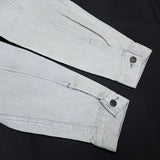 (VINTAGE) 1980'S MADE IN USA Levi's 70506-0257 4 POCKET GRAY DENIM TRUCKER JACKET