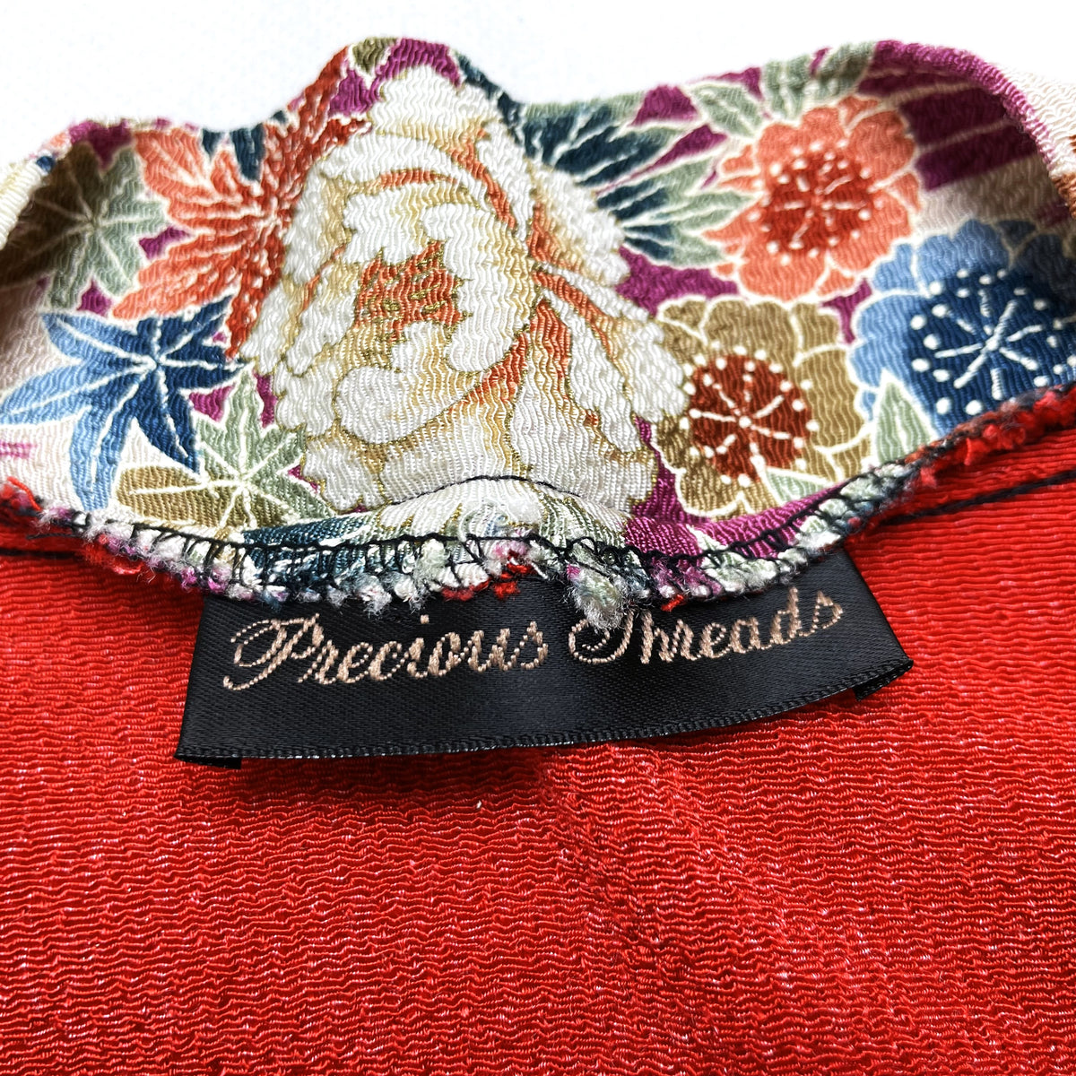 (UNIQUE) 1990'S～ Precious Threads JAPANESE PATTERN PRINT KIMONO STYLE ...