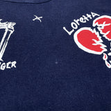 (t-shirt) 1990'S～ MADE IN USA MOVIE CAPE FEAR ROBERT DE NIRO TATTOO ALL OVER PRINT T-SHIRT