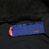 (vintage) 2004 Levi's MOVIN' ON CHANGE BUTTON CORDUROY 2WAY JACKET WITH CHIN STRAP