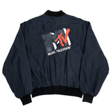 (VINTAGE) 1990'S Jack's Jackets MTV LOGO NYLON VARSITY JACKET