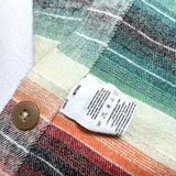 (vintage) 1994 MADE IN PORTUGAL PATAGONIA SUNNY STRIPE FLANNEL SHIRT F4