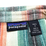 (vintage) 1994 MADE IN PORTUGAL PATAGONIA SUNNY STRIPE FLANNEL SHIRT F4