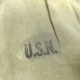 (BORO) 1940'S USN LACE UP PULLOVER HOODED DECK RAIN JACKET
