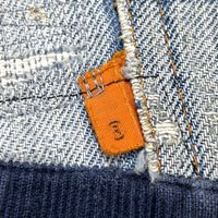 (VINTAGE) 1970'S Levi's 684 CORDUROY PATCHWORK REMAKE DENIM PANTS