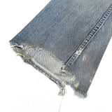 (VINTAGE) 1970'S Levi's 684 CORDUROY PATCHWORK REMAKE DENIM PANTS