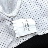 (DESIGNERS) 2000'S～ RESONATE GOOD ENOUGH POLKA DOT PATTERN MESH PANELED DESIGN SHORT SLEEVE SHIRT