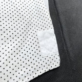 (DESIGNERS) 2000'S～ RESONATE GOOD ENOUGH POLKA DOT PATTERN MESH PANELED DESIGN SHORT SLEEVE SHIRT