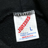 (VINTAGE) 1990'S～ MADE IN USA BLACK CROWN SLEEVE TRIBAL PATTERN PRINTED PULLOVER HOODIE SWEAT SHIRT