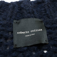 (DESIGNERS) MADE IN ITALY roberto collina LONG LENGTH LOW GAUGE ALPACA KNIT CARDIGAN