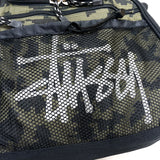 (OTHER) 2000'S～ OLD STUSSY NAVY TAG DIGITAL CAMOUFLAGE PANELED DAYPACK WITH LOGO PRINT