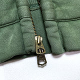 (VINTAGE) 2000'S～ J.CREW LINED THERMAL ZIP UP HOODIE SWEAT SHIRT