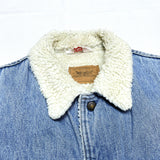(VINTAGE) 1980'S～ Levi's WHITE TAB 4 POCKET DENIM SHERPA VEST