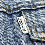 (VINTAGE) 1980'S～ Levi's WHITE TAB 4 POCKET DENIM SHERPA VEST