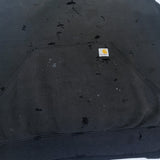 (BORO) 2000'S～ MADE IN MEXICO Carhartt SLEEVE CUT OFF PULLOVER HOODIE SWEAT SHIRT