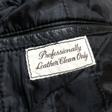 (VINTAGE) 1980'S～ MADE IN PAKISTAN gino leathers DOUBLE BREASTED LEATHER BIKER JACKET