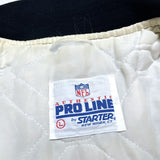 (VINTAGE) 1990'S～ MADE IN USA PROLINE by STARTER NFL RAIDERS VARSITY JACKET