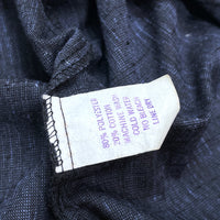 (VINTAGE) 1960'S～ MADE IN USA Hutspah KASURI PATTERN HOOK FASTENED STAND UP COLLAR PULLOVER SHIRT