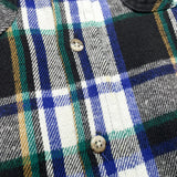 (VINTAGE) 1990'S～ FIVE BROTHER PLAID PATTERN HEAVY FLANNEL SHIRT