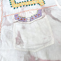 (VINTAGE) 1990'S～ SUDBURY BLEACHED EMBROIDERED SHIRT
