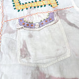 (VINTAGE) 1990'S～ SUDBURY BLEACHED EMBROIDERED SHIRT