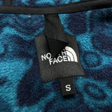 (VINTAGE) 1990'S～ THE NORTH FACE NYLON PANELED TOTAL PATTERN HOODED FLEECE JACKET