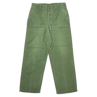 (VINTAGE) 1970'S US ARMY COTTON SATIN BAKER PANTS