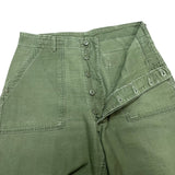 (VINTAGE) 1970'S US ARMY COTTON SATIN BAKER PANTS