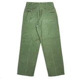 (VINTAGE) 1970'S US ARMY COTTON SATIN BAKER PANTS