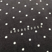 (DESIGNERS) 2001 GOOD ENOUGH POLKA DOTS PATTERN PULLOVER HOODIE SWEAT SHIRT