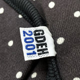 (DESIGNERS) 2001 GOOD ENOUGH POLKA DOTS PATTERN PULLOVER HOODIE SWEAT SHIRT