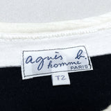 (designers) 2000'S～ agnes b. homme THICK STRIPED T-SHIRT