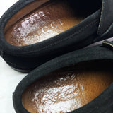(other) MADE IN ITAY OLD GUCCI HORSE BIT SUEDE ANKLE BOOTS